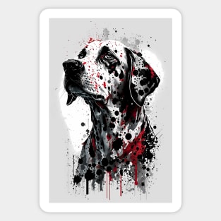 Dalmatian Portrait Sticker